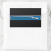 Experteninfantry-Abzeichen Rechteckiger Aufkleber (Tasche)