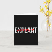 Explantate Brust Implant Krankheit Bewusstsein Kre Karte (Gelbe Blume)