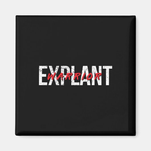 Explantate Brust Implant Krankheit Bewusstsein Kre Magnet (Vorne)