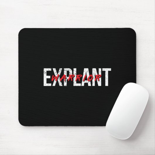 Explantate Brust Implant Krankheit Bewusstsein Kre Mousepad (Mit Mouse)