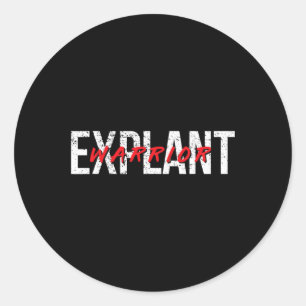 Explantate Brust Implant Krankheit Bewusstsein Kre Runder Aufkleber