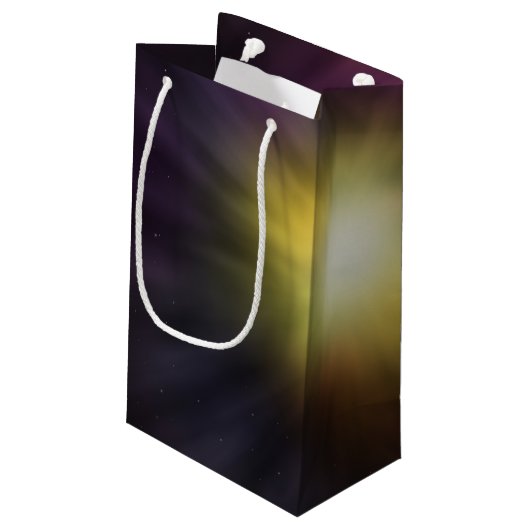 Explodieren eines Coolen Star-Weltraumwerks Kleine Geschenktüte (Rückseite Schrägansicht)