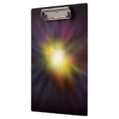 Explodieren eines Coolen Star-Weltraumwerks Klemmbrett (Links)