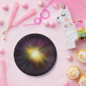 Explodieren eines Coolen Star-Weltraumwerks Pappteller (Party)