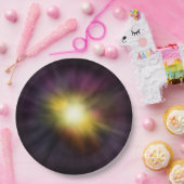Explodieren eines Coolen Star-Weltraumwerks Pappteller (Party)