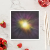 Explodieren eines Coolen Star-Weltraumwerks Serviette (Beispiel)