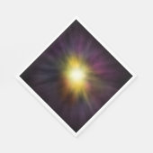 Explodieren eines Coolen Star-Weltraumwerks Serviette (Ecke)