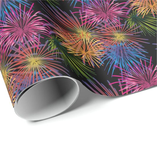 Explodieren von Feuerwerken Thunder_Cove Geschenkpapier (Rolleneckpunkt)