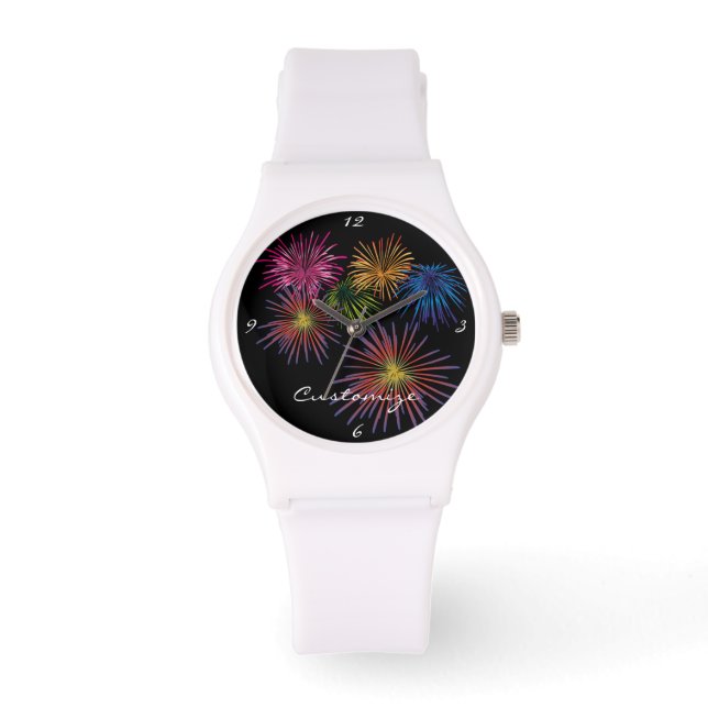 Explodieren von Fireworks Thunder_Cove Armbanduhr (Vorderseite)