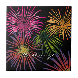 Explodieren von Fireworks Thunder_Cove Fliese