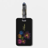 Explodieren von Fireworks Thunder_Cove Gepäckanhänger (Rückseite vertikal)