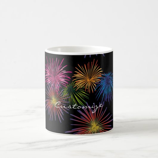 Explodieren von Fireworks Thunder_Cove Kaffeetasse (Mittel)