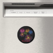 Explodieren von Fireworks Thunder_Cove Magnet (In Situ (Geschirrspüler))