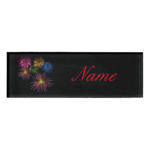 Explodieren von Fireworks Thunder_Cove Namenschild