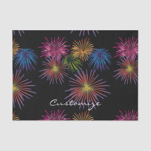 Explodieren von Fireworks Thunder_Cove Seidenpapier (Vorderseite)