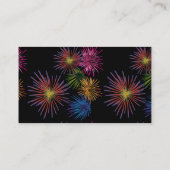 Explodieren von Fireworks Thunder_Cove Visitenkarte (Rückseite)