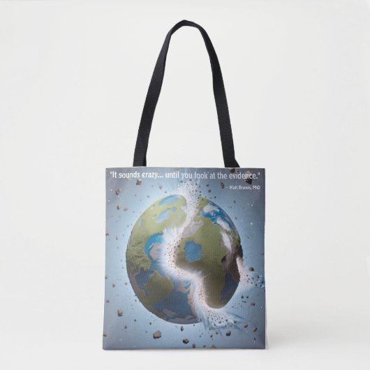 Explodierende Erde HPT-Tragetasche Tasche (Vorderseite)