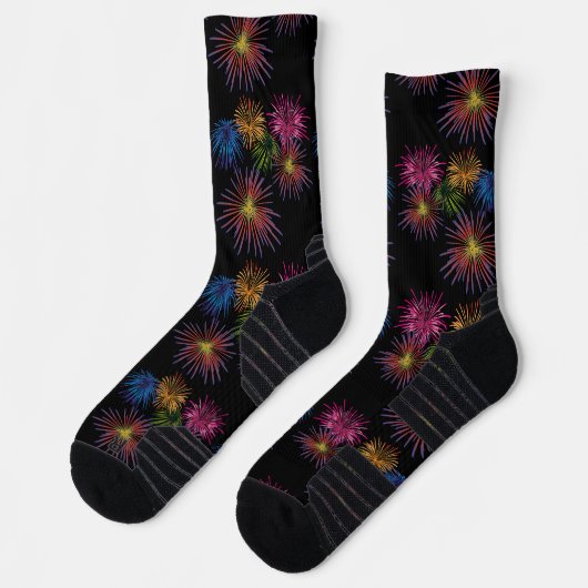 Explodierende Feuerwerk Donnerbucht Socken (Links)