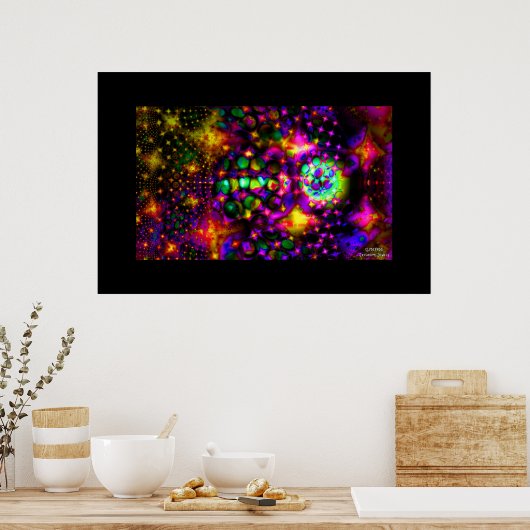 Explodierende Juwelen Poster (Küche)