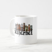 Explodierende Kisten-Tasse Kaffeetasse (Vorderseite Links)