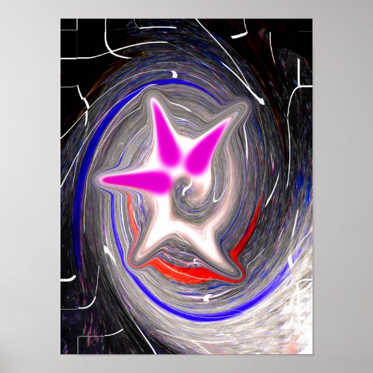 Explodierende kosmische Blase Poster (Vorne)