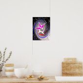 Explodierende kosmische Blase Poster (Küche)
