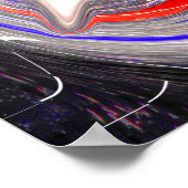 Explodierende kosmische Blase Poster (Ecke)