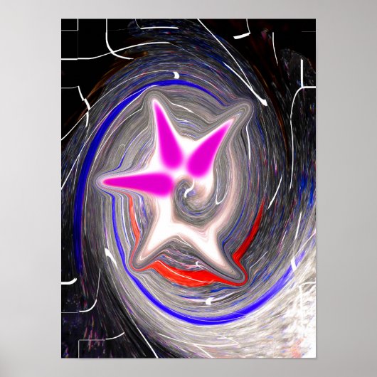 Explodierende kosmische Blase Poster (Vorne)