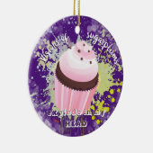 Explodierende Kuchen Zucker-Pflaumen Bäckerei Weih Keramik Ornament (Rechts)