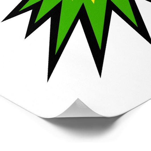 Explodierender Basketball Poster (Ecke)