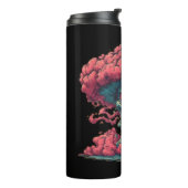 Explodierender Dämon Street Art Becher (Nach links gedreht)
