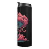 Explodierender Dämon Street Art Becher (Nach rechts gedreht)