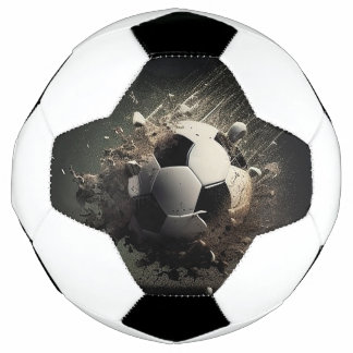 Explodierender Fußballball Fußball
