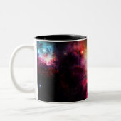 Explodierender Nebelfleck Zweifarbige Tasse (Links)