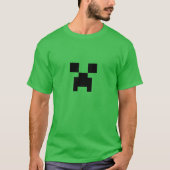 Explodierender Pixel-Gesichtspunkt-T - Shirt - Blo (Vorderseite)