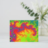 Explodierender Regenbogen Postkarte (Stehend Vorderseite)