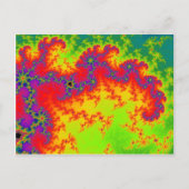 Explodierender Regenbogen Postkarte (Vorderseite)