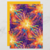 Explodierender Star Einladung (Vorne/Hinten)