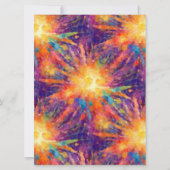 Explodierender Star Einladung (Vorderseite)