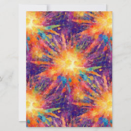 Explodierender Star Einladung