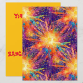 Explodierender Star Einladung