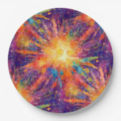 Explodierender Star Pappteller (Vorderseite)