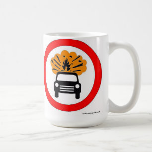Explodierendes Auto-Fördermaschinen-europäisches Kaffeetasse