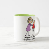 explodierendes Gehirn Zweifarbige Tasse (VorderseiteRechts)