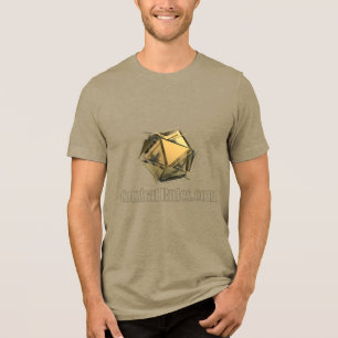 Explodierendes Shirt der Leinwand D20 bella