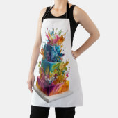 Exploding Colourful Cake Schürze (InSitu)