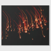 Exploding firework sparkles enlighten you! geschenkpapier (Flach)