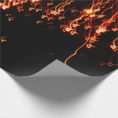 Exploding firework sparkles enlighten you! geschenkpapier (Ecke)