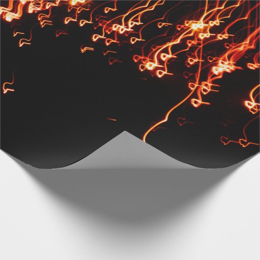 Exploding firework sparkles enlighten you! geschenkpapier (Ecke)