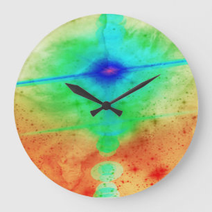 Exploding Star Wall Clock Große Wanduhr